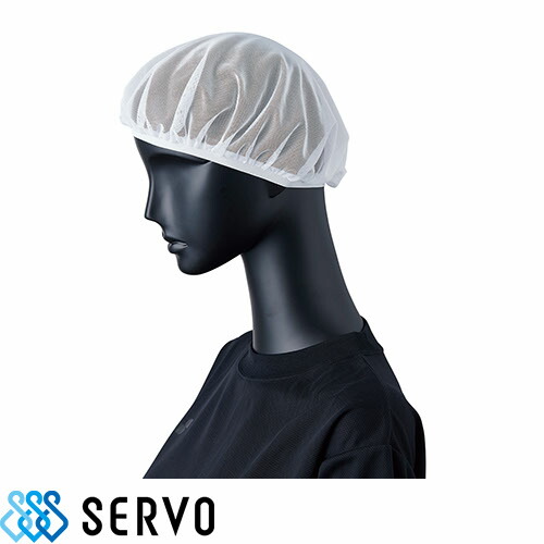 ◎商品名：ヘアネット（10枚入り／1セット）◎メーカー：サーヴォ(Servo)◎品番：HN-508◎カラー：ホワイト◎サイズ：F◎素材：メッシュ(ポリエステル100%) ◎機能：ストレッチ◎ブランド：